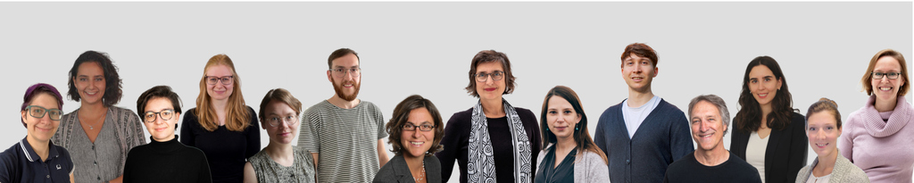 Teamfoto der Professur Wissenschaftskommunikation mit Schwerpunkt Linguistik